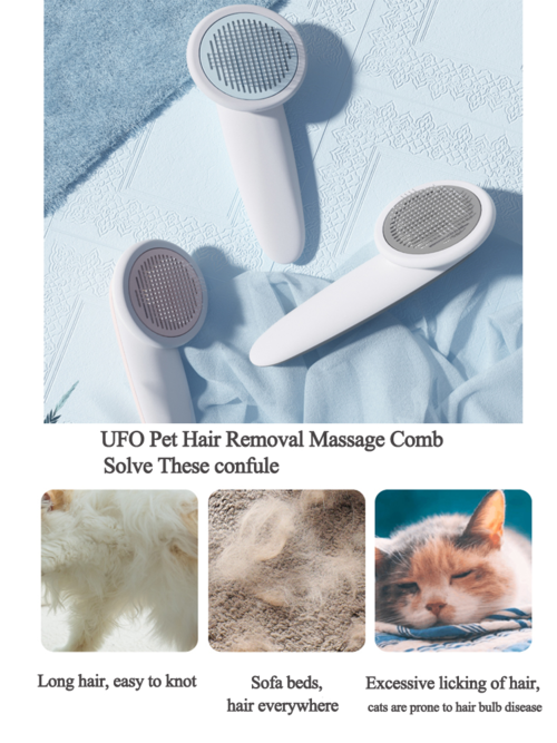 UFO Massage & Deshedding Comb for Cats and Dogs